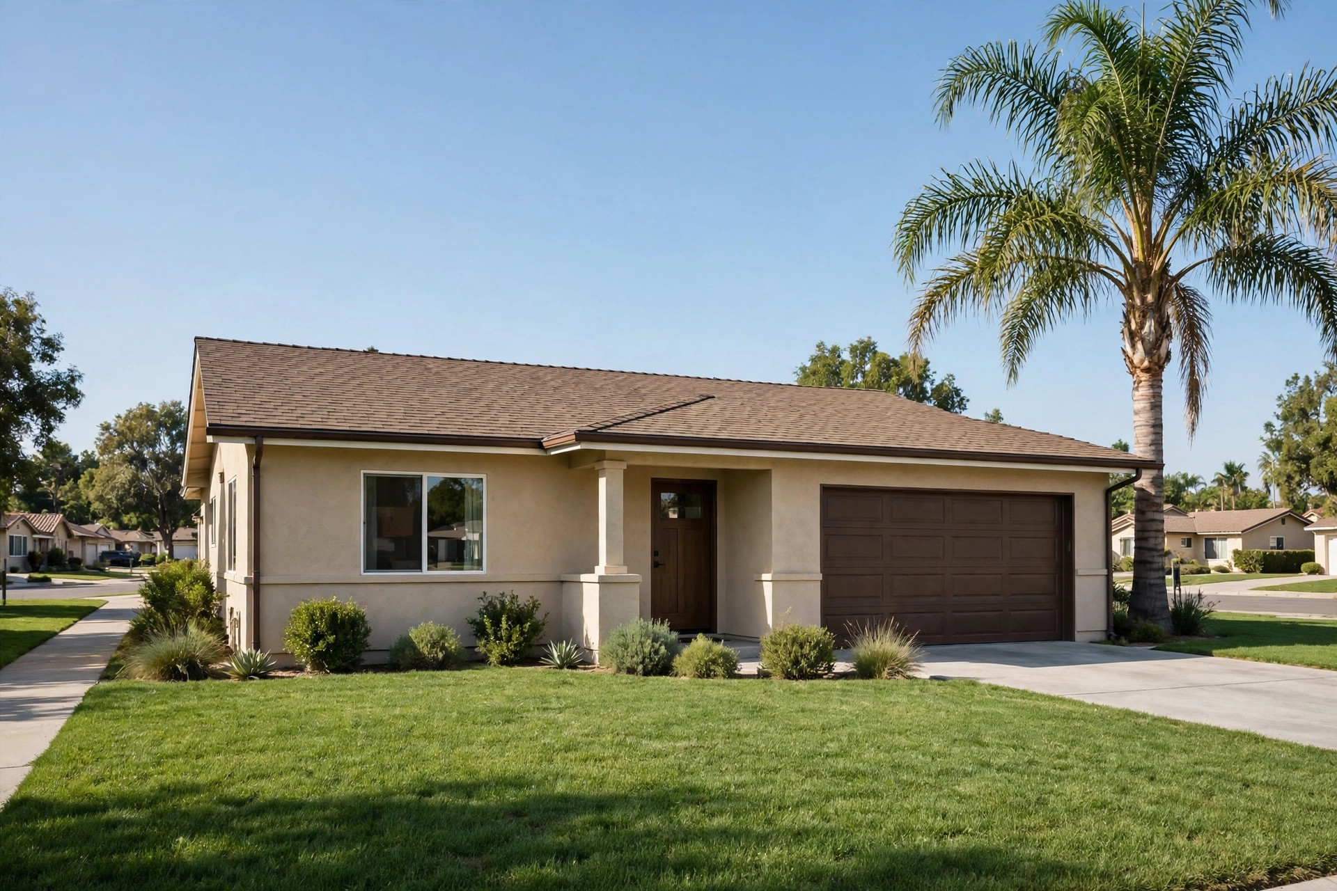 Single-story California ranch home in Anaheim