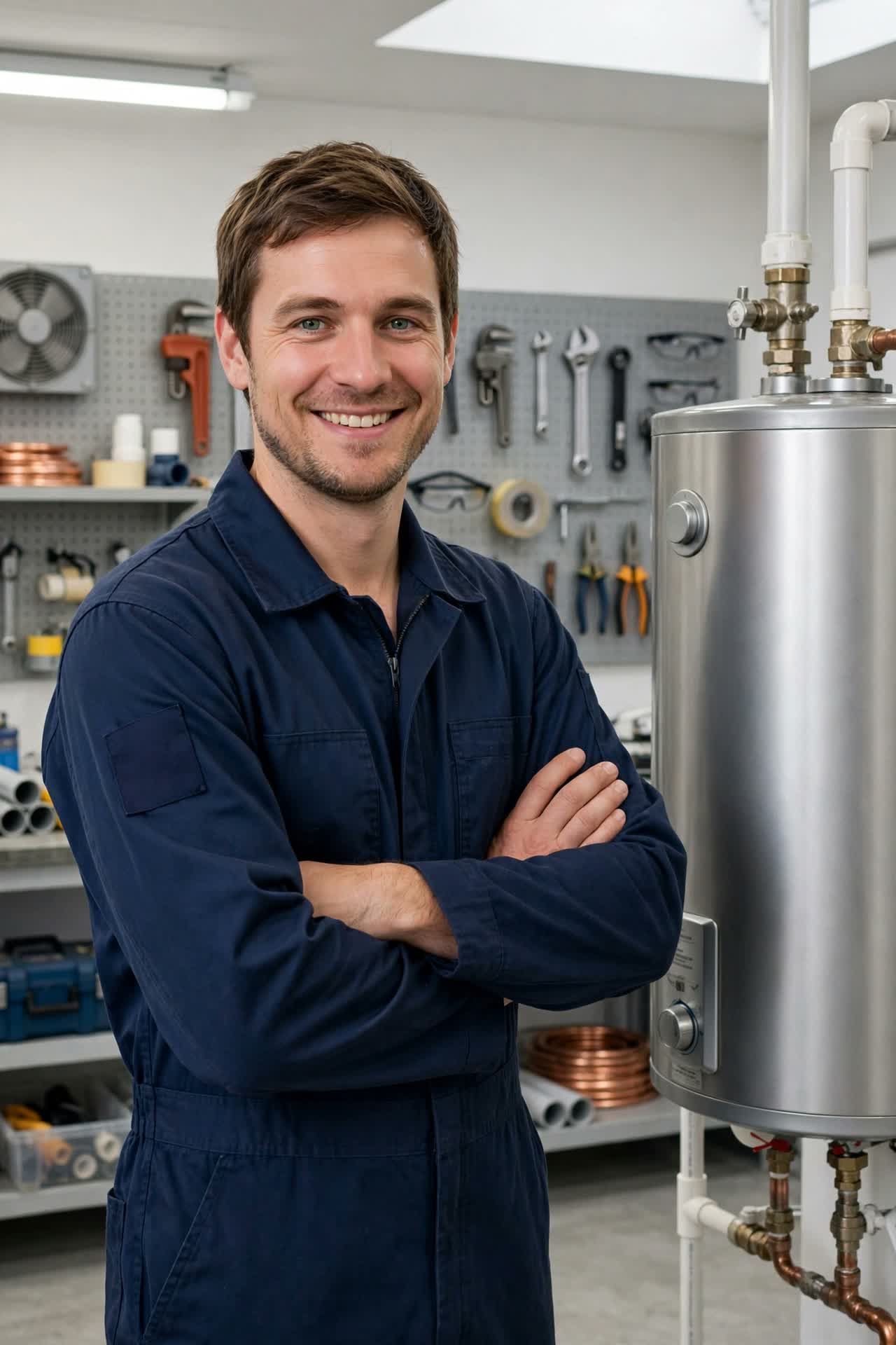 Anaheim Water Heater Pros technician